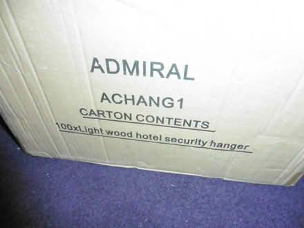 Photo of free 2 boxes of wooden security hangers. (Bedford MK40) #1