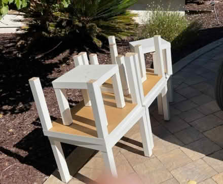 Photo of free White nesting tables (Los Altos Hills) #2