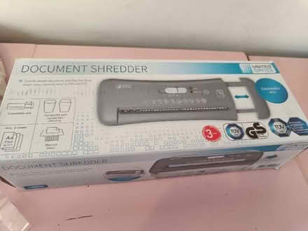 Photo of free Document shredder. (Mackworth Estate DE22) #1