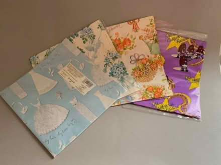 Photo of Used paper gift-wrap / flower wrap (Scarborough Centre) #1