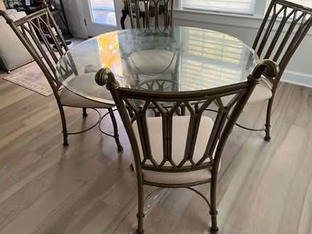 Photo of free Glass Table and 4 Chairs (Newtown, Pa) #2