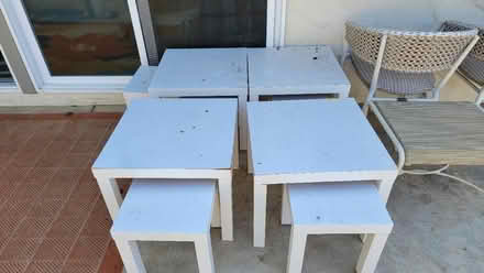 Photo of free White nesting tables (Los Altos Hills) #4