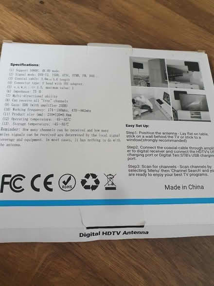 Photo of free TV aerial (Park District G3) #1