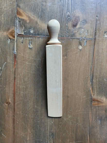 Photo of free Wooden wedge doorstop (SO22 winchester) #2