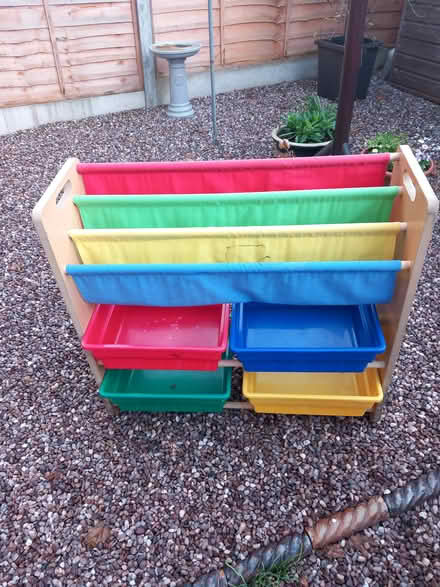 Photo of free Child's book & toy organiser (withington HR1) #1