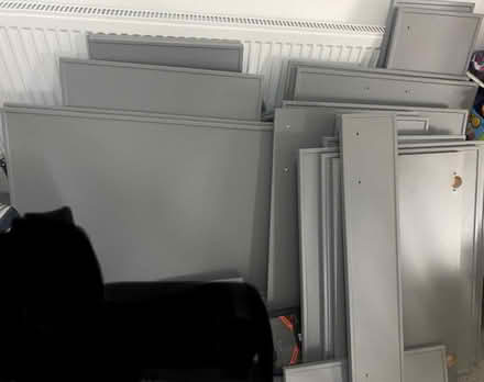 Photo of free Grey wooden kitchen doors (St Anne's on the Sea FY8) #1