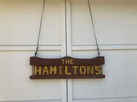 Photo of free The Hamilton's sign (Mill Valley) #2