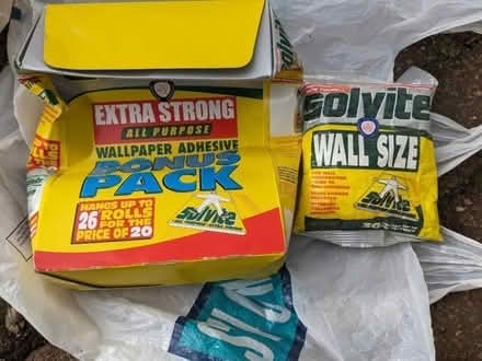 Photo of free Wallpaper adhesive (Holt Park LS16) #1