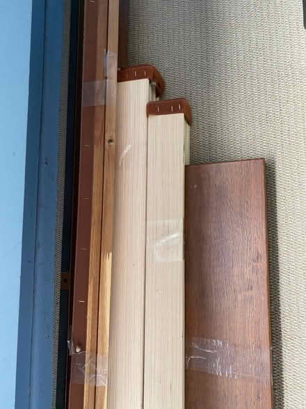 Photo of free Full Size Wooden Platform Bed (Upper West Side) #4