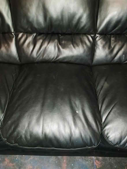 Photo of free Black Sofa settee (Stoke on Trent ST4) #3