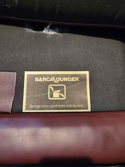 Photo of free Repost Leather Barcalounger BROKEN (Elgin near St. Joe's Hospital) #2