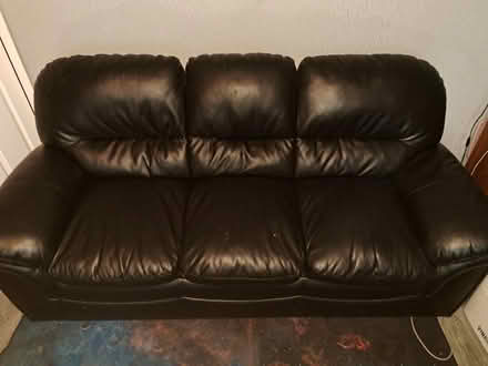 Photo of free Black Sofa settee (Stoke on Trent ST4) #2