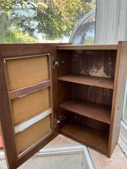 Photo of free Small wooden cabinet (Eastbourne BN21) #1