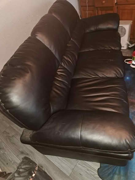 Photo of free Black Sofa settee (Stoke on Trent ST4) #1