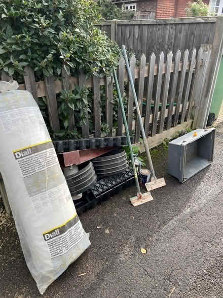 Photo of free Builders materials, saw horse, plastic pipe, conduit etc (Molesey KT8) #1