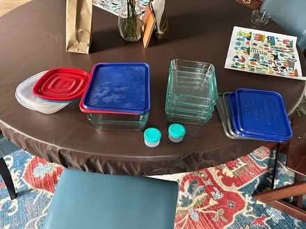 Photo of free Pyrex and food storage containers (Shepherd Park DC) #1