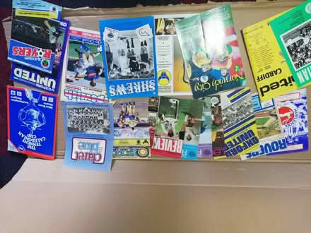 Photo of free Old football programs (Bronllys) #1
