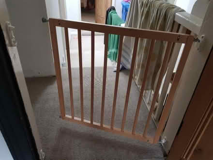 Photo of free Wooden stair gate to collect (Bonsall DE4) #1
