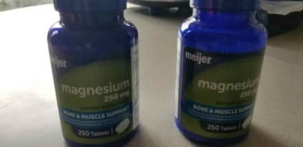 Photo of free 2 bottles Magnesium Supplements (Van Buren Township, MI) #1