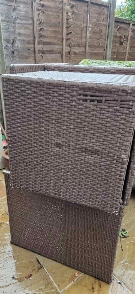 Photo of free Cube rattan outdoor garden table (Fleet, Hampshire, GU51) #3