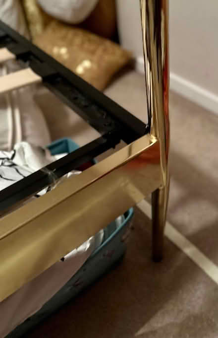 Photo of free King sized bed frame, NO MATTRESS (Innsworth GL3) #1