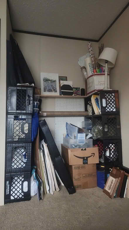 Photo of Milk crates, wood, and cube storage (Canton) #4