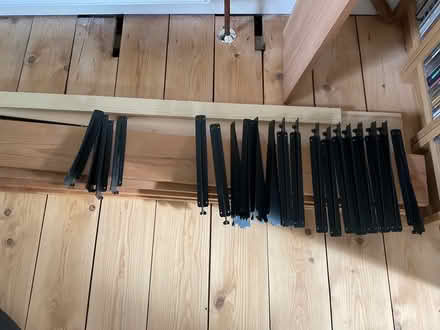 Photo of free Black metal Single Slot Shelving (Chalk Farm NW1) #1
