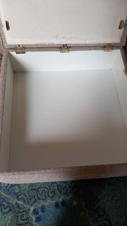 Photo of free Biege footstool and storage (Walkern SG2) #2