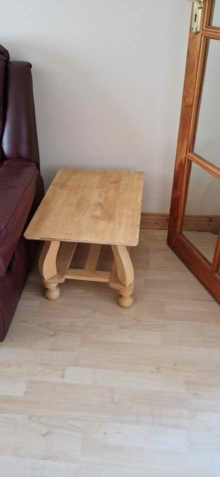 Photo of free Pine coffee table (Poppintree) #1