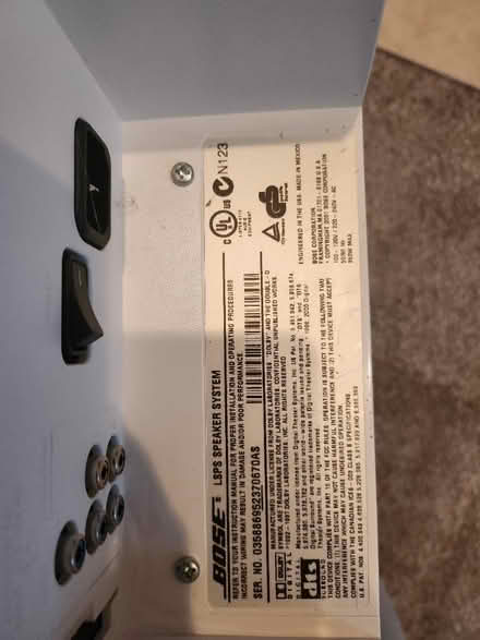 Photo of free Bose surround sound (Centreville, MD) #2
