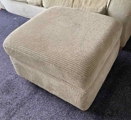 Photo of free 2 sofas (1=sofa bed) & storage foot stool/pouffe (Holland-on-Sea CO15) #1