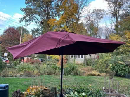 Photo of free 9-foot patio umbrella (damaged) (Swarthmore) #1