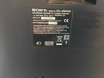 Photo of free 40” Sony Bravia TV (Hastings TN34) #3