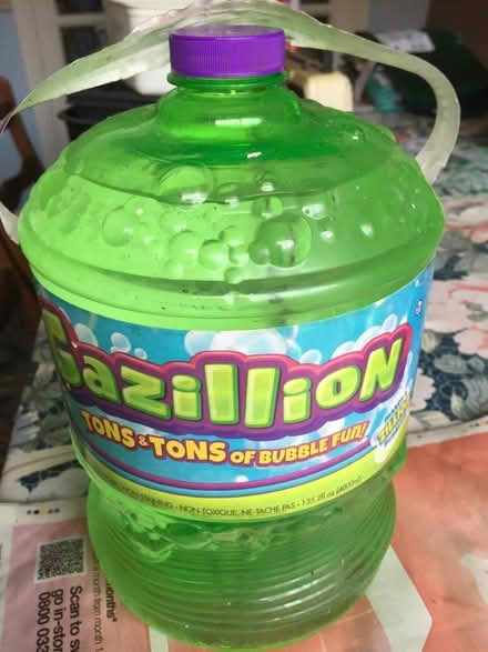 Photo of free A 4 litre bottle of bubble liquid. (Littleover DE23) #1
