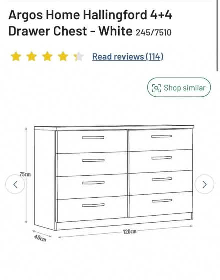 Photo of free Double chest of drawers (IP2) #2