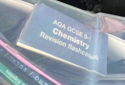 Photo of free GCSE chemistry flash cards (Ruislip HA4) #1