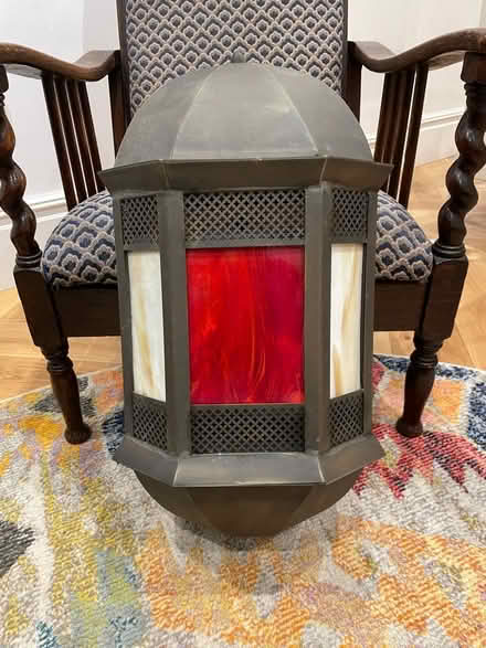 Photo of free Stained glass brass light (Bradford Road, Combe Down) #4