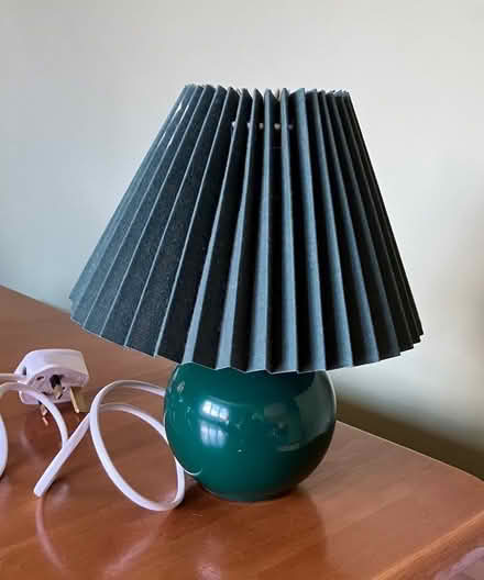 Photo of free Small green table lamp (Letham DD8) #1