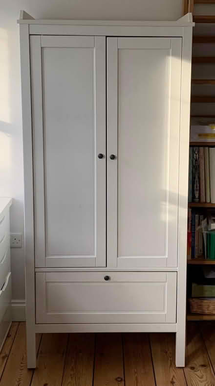 Photo of free Wooden wardrobe (Mitcham's Corner CB4) #4