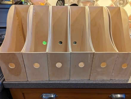 Photo of free 6 wooden magazine/stuff holders (San Carlos) #1