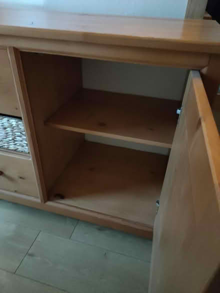 Photo of free Pine Effect Cupboard with Drawers (Saltney, Chester) #2