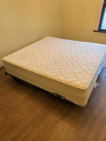 Photo of free King size mattress and box spring (Addison/pulaski) #1