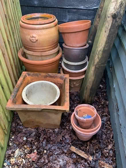 Photo of free Selection of terracotta pots. (Colchester CO1) #1
