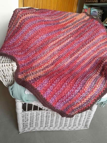 Photo of free Crochet throw or knee rug. (Stilton) #1