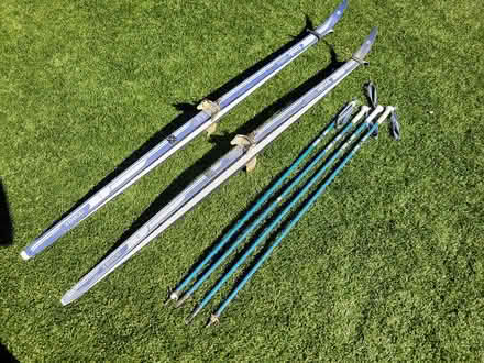 Photo of free Cross country skis and poles (Marinwood (San Rafael)) #2