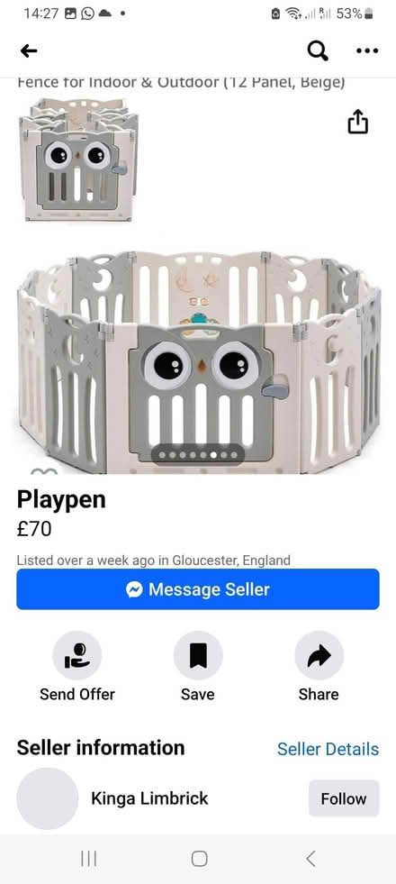 Photo of Play pen (Cheltenham) #1