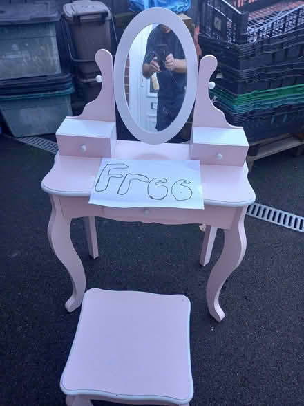 Photo of free Child's dressing table and stool (Hucclecote) #1