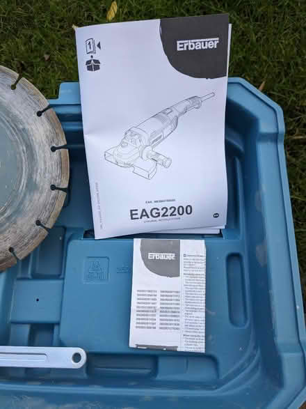 Photo of free Erbauer Angle Grinder/Stone Cutter (Hook RG27) #3