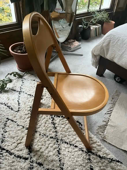 Photo of free Pair of foldable wooden chairs (N7 Liverpool Road) #2