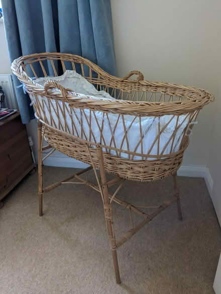 Photo of free Wicker moses basket / baby crib? (Ockley) #2